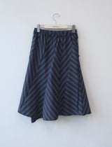 zigzag pattern midi skirt 