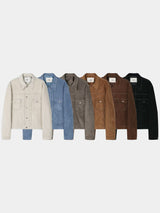 Double Pocket Metal Button  Jacket