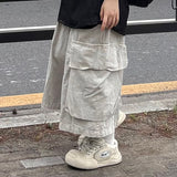 big pocket pigment bermuda pants