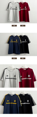 Hardy lettering line jersey short sleeve T-shirt