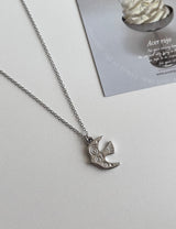 brd Lovely Bird Stainless Steel Lucky New Long Beads Layered Coin Luck Necklace