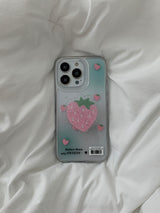 [MADE] ピンクベリーパールアクリルトック_マグセーフスマートトック