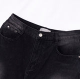 Pio Damaged Washed Denim Pants