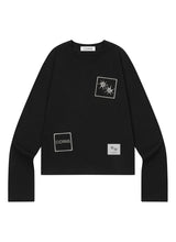 バミパッチワークロングスリーブT (2COLOR)