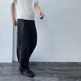 Charcoal Draped Trousers