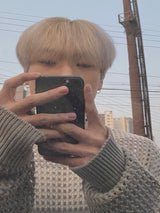 メッシュストライプニット3C