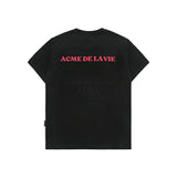 24FW CHOCOLATE CAKE GIRL LETTERING BABY FACE SHORT SLEEVE T-SHIRT BLACK