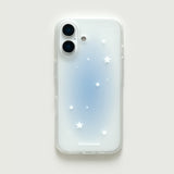 [Jelly] シンプルスタースマホケース(ブルー) (ケースのみ)