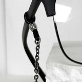 ss-オリジナルグラスチェーンネックレスネックレス_シルバー