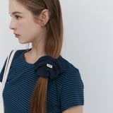 【MADE】 ワッフルスシュシュ_ネイビー