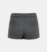 Vienna Side Button Wool Shorts