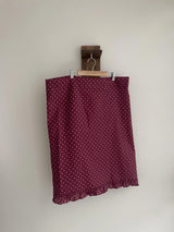 oso dot frill skirt