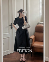 【MADE】Pintuck long dress