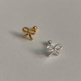 (silver925) ラブリーリボンピアス type1 *silver