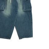 marine washed denim balloon pt