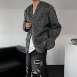 90's Carlton Moehair No Collar Jacket (2 colors)