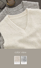 【MADE】Mohair knit vest