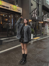 Referred Wool Round Cardigan