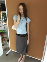 Deep lace skirt (3color) 