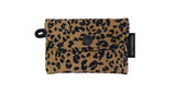 Simple Card wallet _Leopard Corduroy Camel