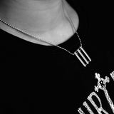 [ORDER MADE] 3シルバーバーネックレス