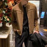 LMN Martin YKK Suede Biker Jacket (3 colors)
