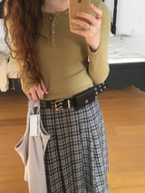 【即日発送】YWD STUDDED WALLET BELT (1color)