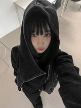 Sasin Vintage Pigment Hood Zip-Up
