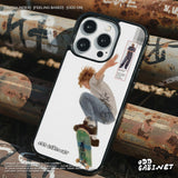 Hip Pixel Skateboard Epoxy Bumper iPhone Case