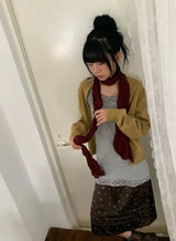 26FW★ [BAONHAUS] Cotyren Round Knit Cardigan