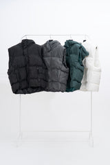 Andra Wrinkle Hood Padded Vest