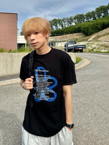 クローバーレタリングショートスリーブTシャツ 4C