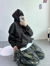 フラワーパターンカモフラージュ🤍💚