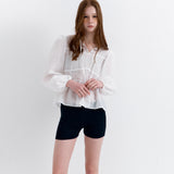 Puff Sleeve Blouse White
