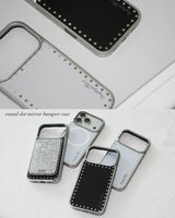 round dot mirror bumper case [white]