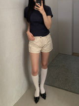 オリバーボタンポイント半袖Tシャツ