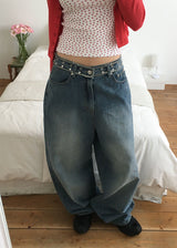 DIA EYELET DENIM