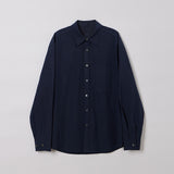 ウォッシュドコットンシャツ DEEP NAVY