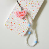 [MADE]Pink Love-Bubble Bead Strap