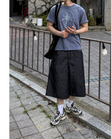 Haven Check Pocket Bermuda Denim Pants