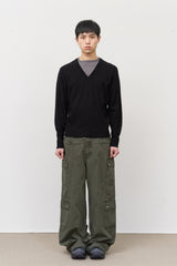 Flat Cargo Washed Pants