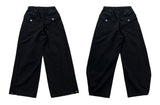 Loosen Path Hem Snap Training Curved Balloon Fit Long Pants (5 colors)