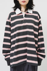 Wino Striped Rugby Top (3color)