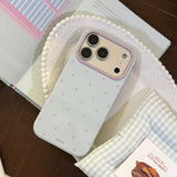 Y2K Color Block Polka Dot iPhone-Compatible Case