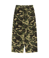 CAMO WIDE FLEECE PANTS_GREEN