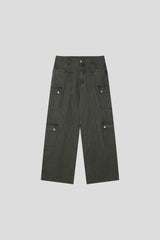 Flat Cargo Washed Pants