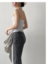 Striped Halterneck Sleeveless