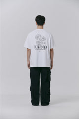 FMW フラワーグラフィック Tシャツ - ホワイト