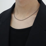 men's necklace beaded chain_CLEF FINGERBOARD NEC