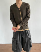 Wear Layered V-neck Cardigan